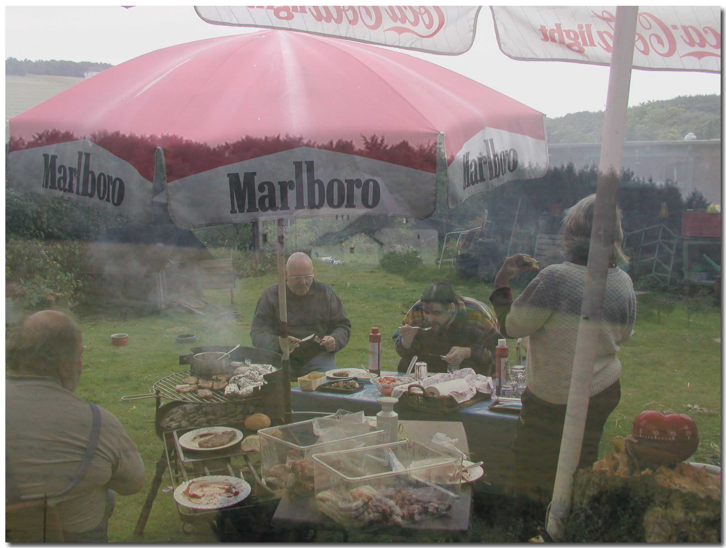 Grillen auf der Farm